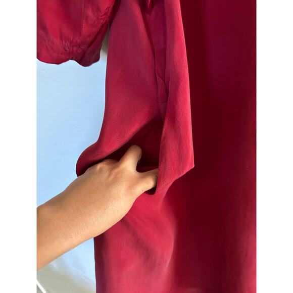 COS Aline Deep Red Dress - Picture 5 of 6